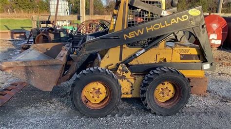 1992 new holland skid steer|new holland l555 for sale.